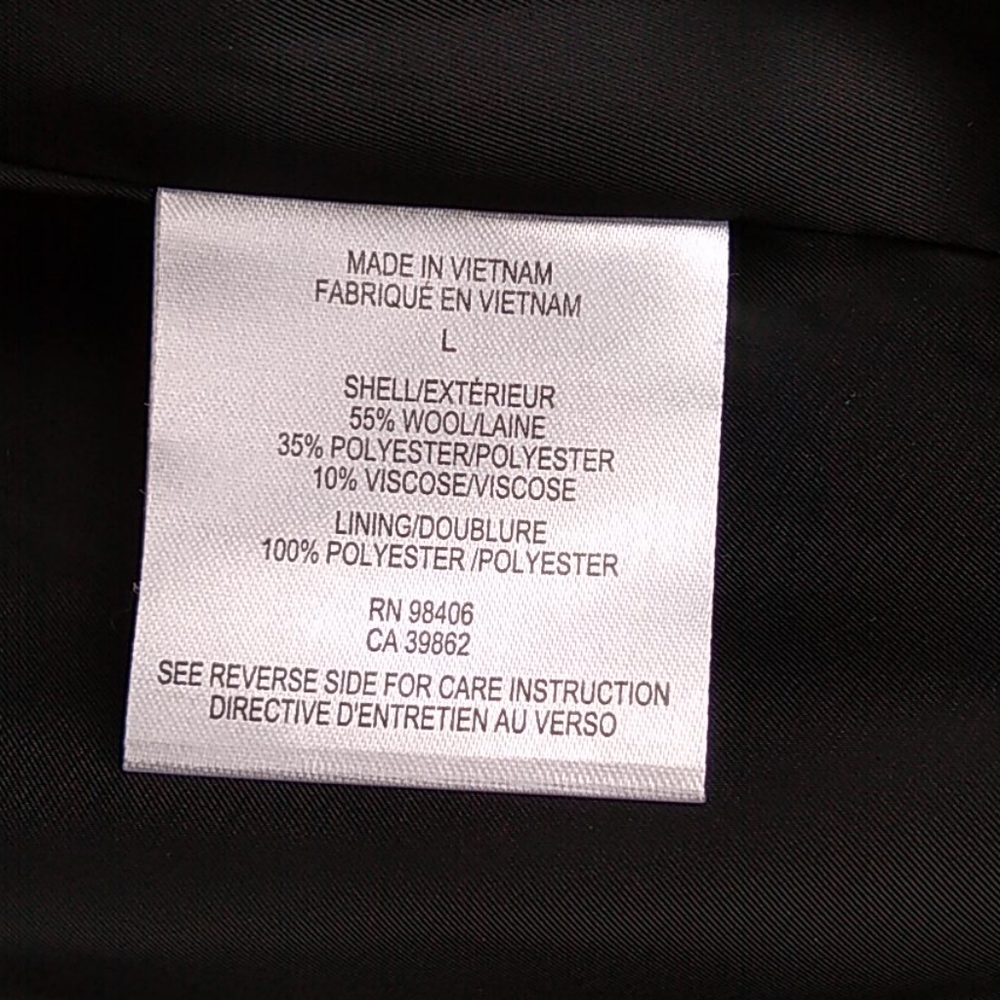 Theory L purple/black wool jacket. - Picture 8 of 9